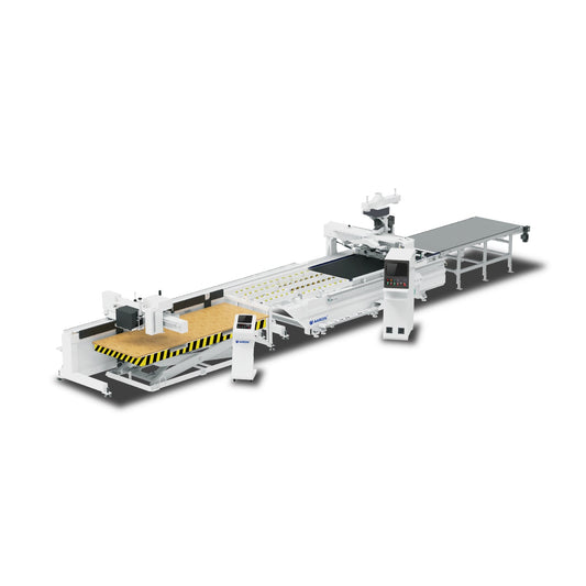 Aaron APEX 3600 x 1200 Upgraded Automatic Labelling CNC Nesting Machine