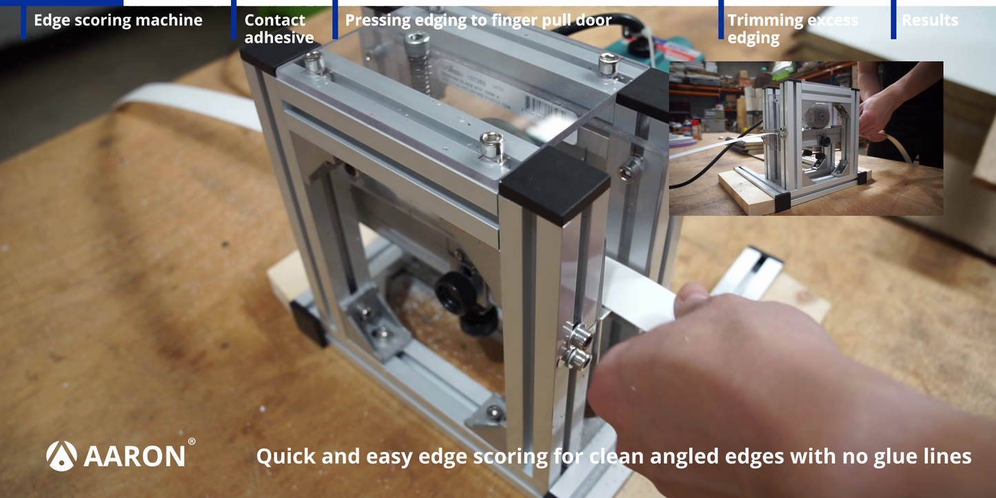 Aaron Manual Finger-Pull Door Package - The new affordable way to make finger pull doors by hand
