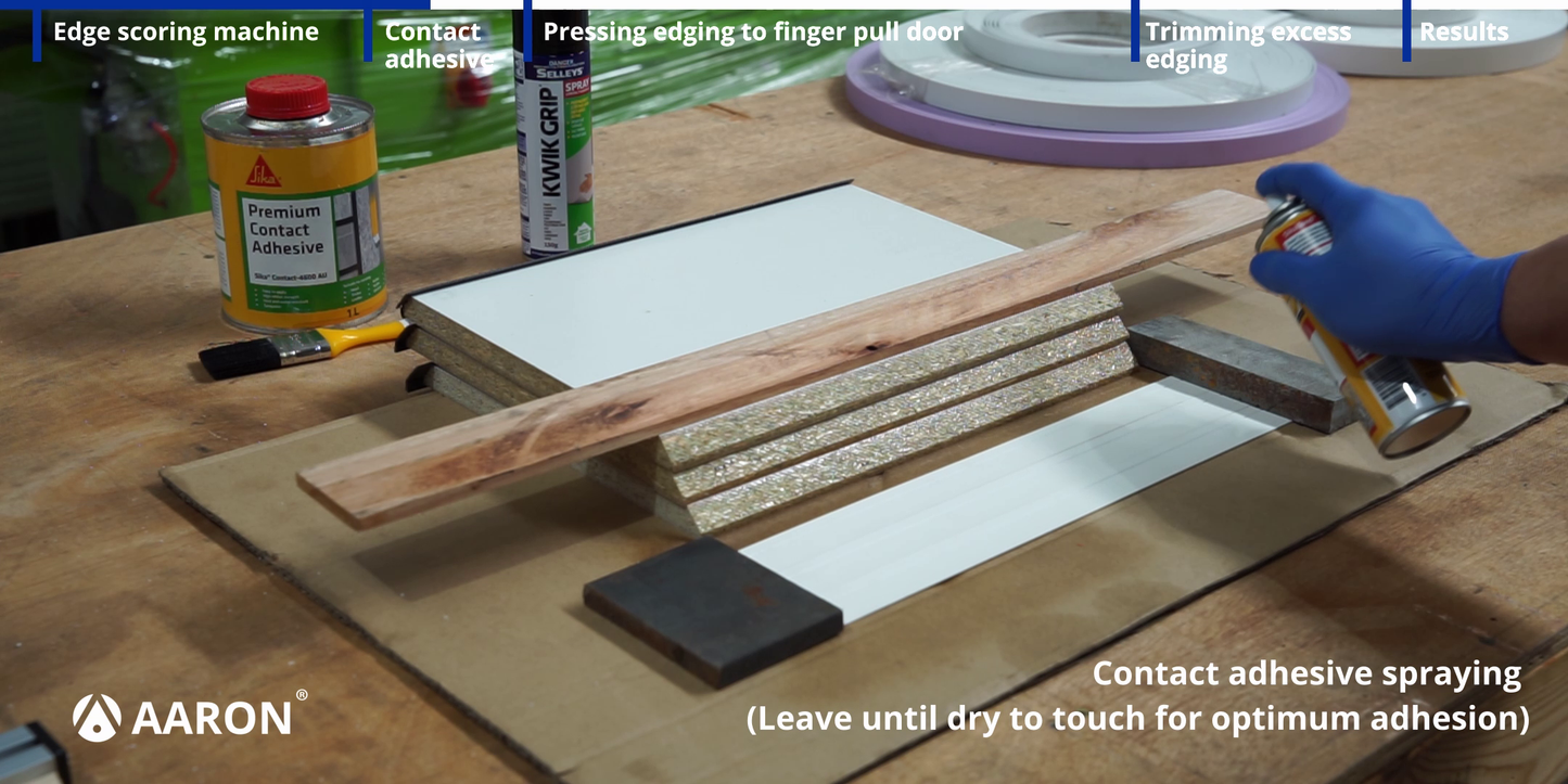 Aaron Manual Finger-Pull Door Package - The new affordable way to make finger pull doors by hand