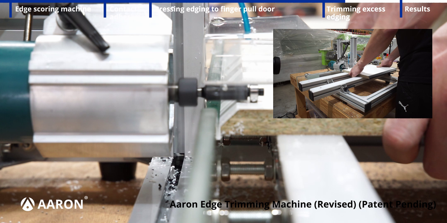 Aaron Manual Finger-Pull Door Package - The new affordable way to make finger pull doors by hand