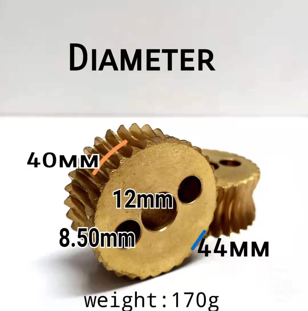 Panel saw concaved brass gear (angle) – Aaron Group Australia