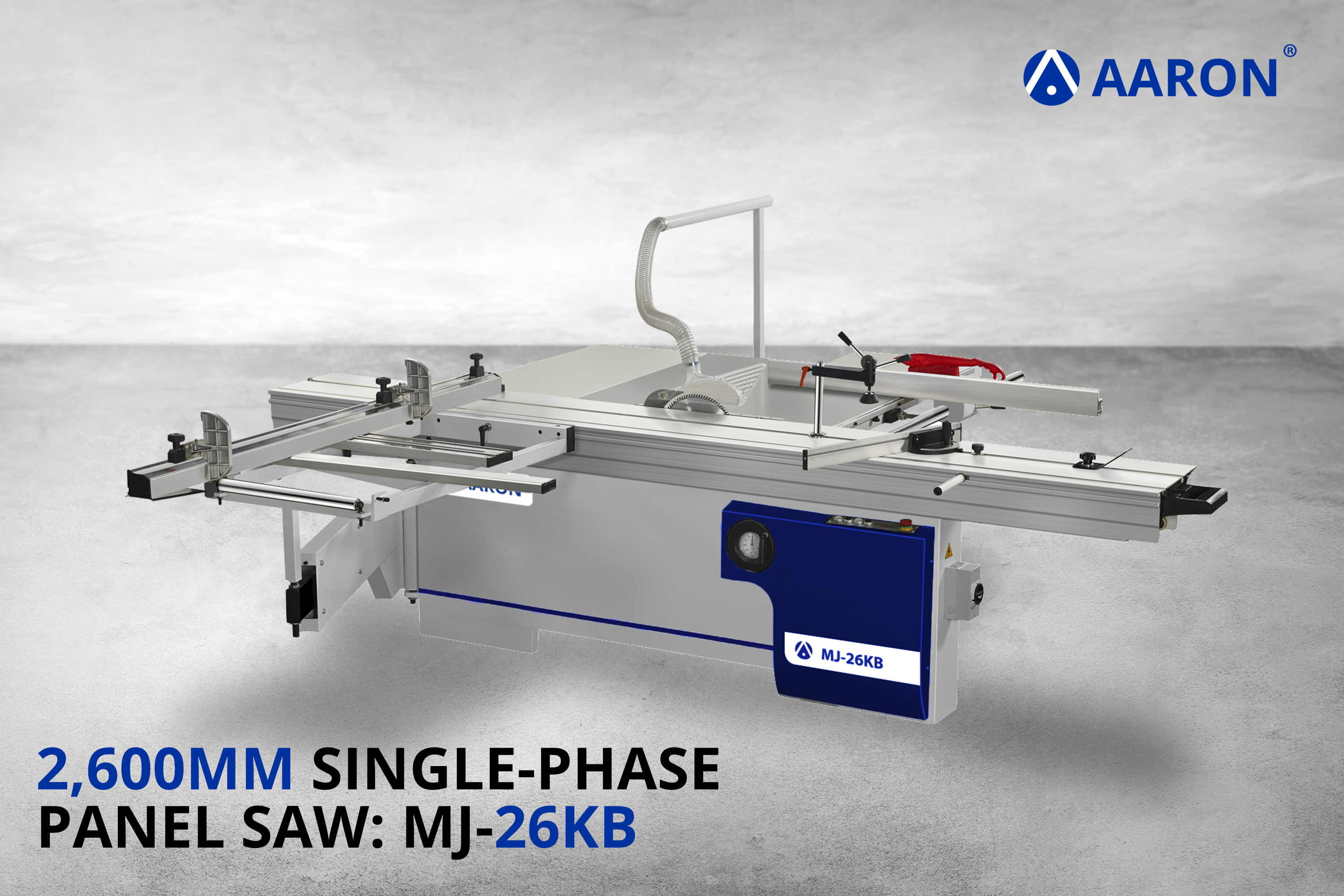 Aaron MJ 26KB Powerful 5 HP 2.6m 240V Single phase Panel Saw